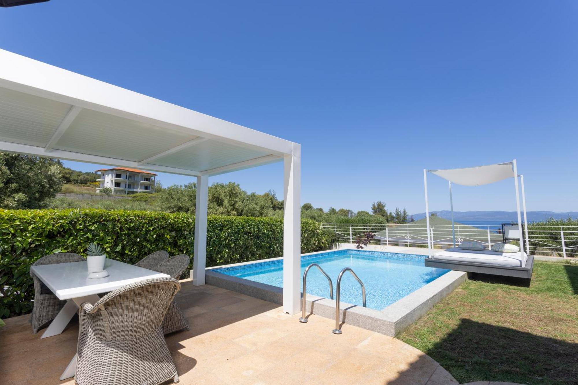 Villa D'Oro - Luxury Villas & Suites Paliouri Bilik gambar